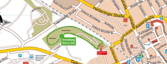 Strecke Spendenlauf 2024